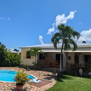  Villa Charmante Creole Climatisee, Jardin Tropical Et Piscine Prives